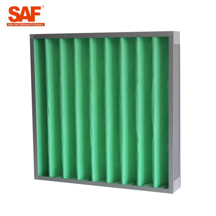 HVAC plise filtè panèl